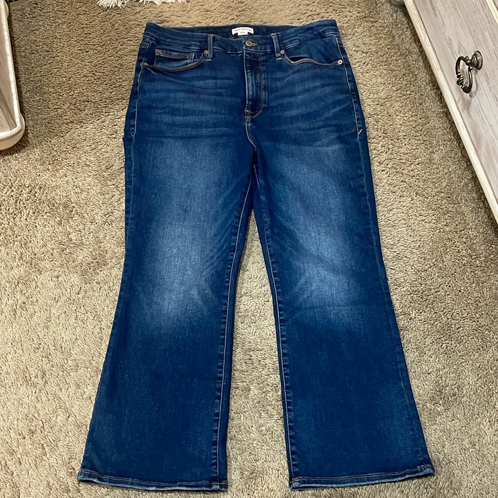 Good American Dark Blue Ankle Jeans